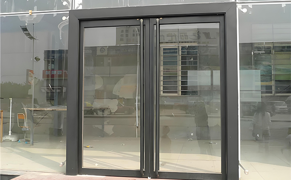 西和玻璃地弹门